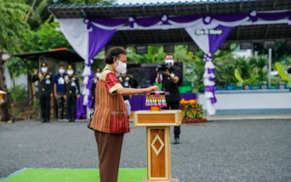 สมเด็จพระกนิษฐาธิราชเจ้า กรมสมเด็จพระเทพรัตนราชสุดาฯ สยามบรมราชกุมารี เสด็จฯ ไปทรงติดตามความก้าวหน้าการดำเนินงานโครงการทหารพันธุ์ดีของมณฑลทหารบกที่ 26 และโครงการทหารพันธุ์ดีของกองพันทหารราบที่ 4 กรมทหารราบที่ 23 ณ ค่ายสมเด็จเจ้าพระยามหากษัตริย์ศึก อำเภอเมือง จังหวัดบุรีรัมย์ เมื่อวันที่ 22 สิงหาคม 2565