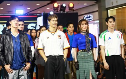 Supersports จัดงานเอาใจคอบอล ชวน “เบส คำสิงห์” และสามหนุ่ม “ไมค์-ไบร์ท-ตี๋”  เปิดรันเวย์โชว์เสื้อ Jersey คอลเลคชั่นใหม่ กับงาน Supersports For The Life of Football