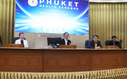 นายก อบจ.ภูเก็ต กล่าวปิดโครงการ Phuket Health Sandbox ปีงบประมาณ 2567