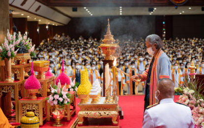 พระบาทสมเด็จพระเจ้าอยู่หัว ทรงพระกรุณาโปรดเกล้าโปรดกระหม่อมให้ สมเด็จพระกนิษฐาธิราชเจ้า กรมสมเด็จพระเทพรัตนราชสุดา ฯ สยามบรมราชกุมารี เสด็จพระราชดำเนินแทนพระองค์ ไปในการพระราชทานปริญญาบัตร แก่ผู้สำเร็จการศึกษาจากจุฬาลงกรณ์มหาวิทยาลัย ประจำปีการศึกษา ๒๕๖๖