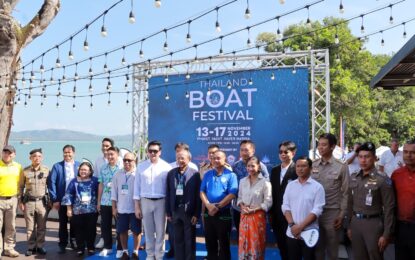 นายก อบจ.ภูเก็ต ร่วมเปิดงาน Thailand Boat Festival 2024