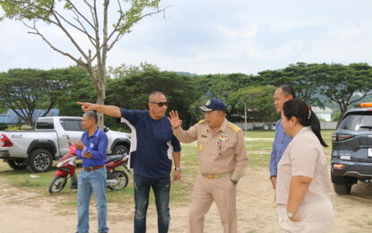 อบจ.ภูเก็ต ลงสำรวจพื้นที่เตรียมการจัดงานประจำปี วัดไชยธาราราม (วัดฉลอง)